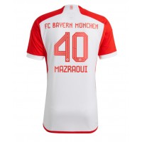 Camisa de Futebol Bayern Munich Noussair Mazraoui #40 Equipamento Principal 2023-24 Manga Curta